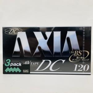 T-120×3 A DC AXIA 120 3PACK ビデオテープ VHS
