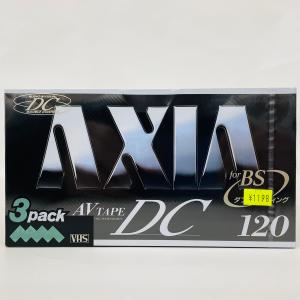 T-120×3 A DC AXIA 120 3PACK ビデオテープ VHS