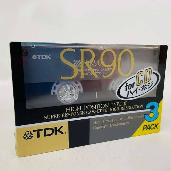 SR-90X3KP TDK　カセットテープ　ハイポジ　3巻セット