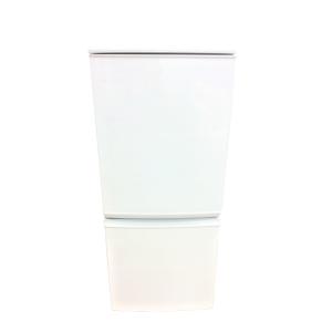 冷蔵庫 一人暮らし  2ドア シャープ SHARP 137L 2017年製 ホワイト SJ-D14C