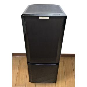 冷蔵庫 2ドア冷蔵庫 MITSUBISHI 三菱 146L 2018年製 MR-P15C サファイアブラック