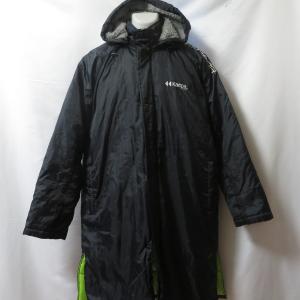 adidas アディダス ASR-8280B 90's ビンテージ 裏ボア ロングコート 防寒 ベンチコート メンズ グリーン Lサイズ adidas（アディダス） 古着 メンズM adidas/アディダス デサント製 裏