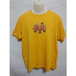 古着 メンズL NIKE/ナイキ バスケットボール DRI-FIT Tシャツ 半袖 イエロー 681712