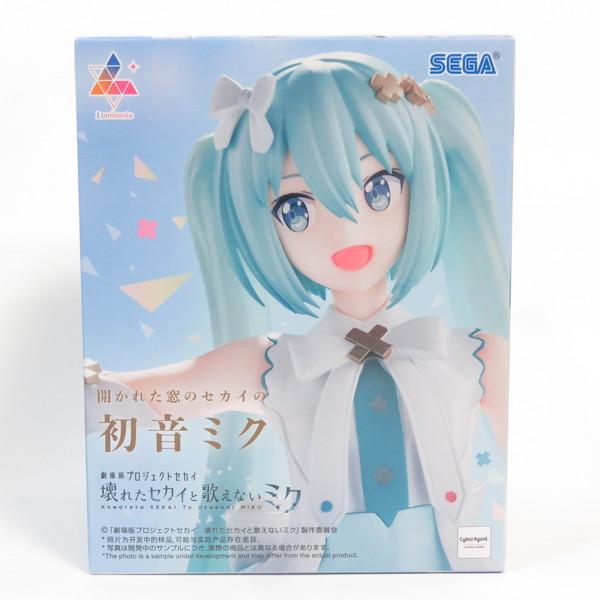 中古 未開封品 Luminasta 劇場版プロジェクトセカイ壊れたセカイと歌えないミク 開かれた窓の...