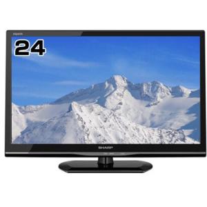 【中古】本体・リモコンのみ シャープ 24V型 液晶テレビ AQUOS LC-24K9B ハイビジョ...