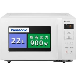 【動作確認済】【中古】本体のみ パナソニック 単機能レンジ フラットタイプ 横開き 22L ホワイト...