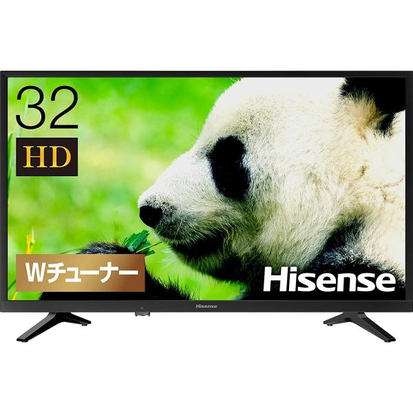 【動作確認済】【中古】本体・リモコン(裏ブタ無し)のみ ハイセンス 32V型 液晶テレビ 32A50...