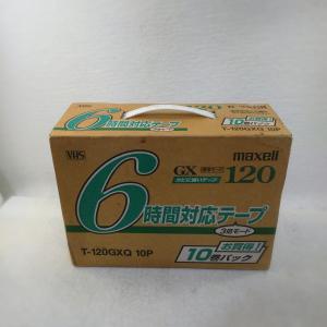 【未使用品】maxell VHSビデオテープ スタンダードテープ 10本入り T-120GXQ-10P｜recyclekaden