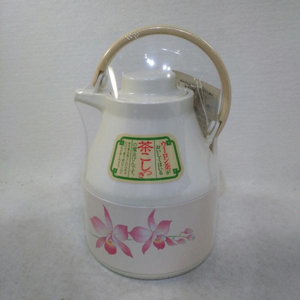 【未使用品】置き古し タイガー魔法瓶 和風ポット 1.0L 茶こし付き PRC-1000-KR 紅蘭