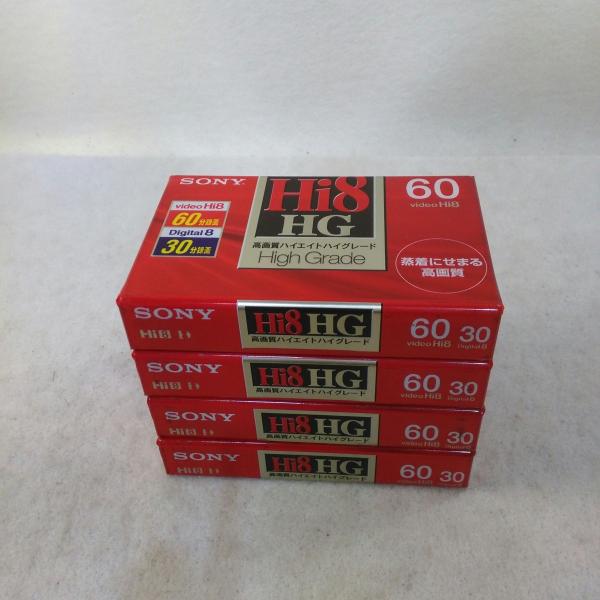 【未使用品】SONY 60分 Hi8-HG 8ミリビデオテープ P6-660HHG4×4本セット【送...