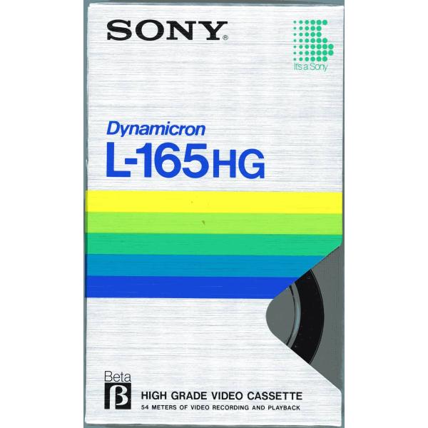 【中古】ソニー ベータビデオテープ L-165HG【送料無料】【メール便でお送りします】代引き不可
