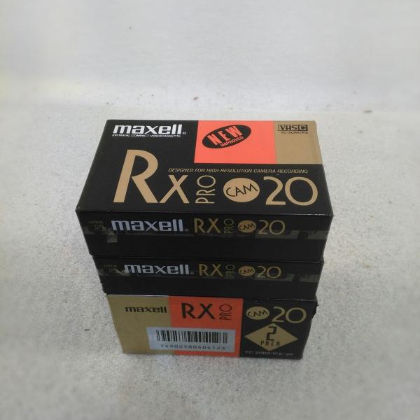 【未使用品】maxell 20分 VHS-Cビデオテープ TC-20RX(P)E×4本セット