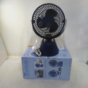 【動作確認済】【中古】情熱価格 ヤマゼン CLIP&amp;DESK FAN クリップ式＆卓上扇風機 JDCS-G15-BL ブルーの商品画像
