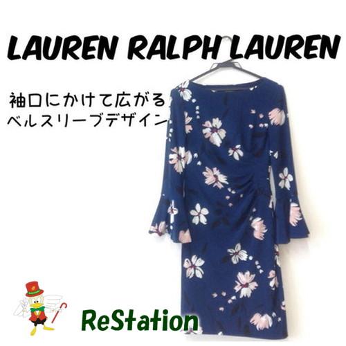 【中古】ラルフローレン LAUREN RALPH LAUREN Floral Bell-Sleeve...