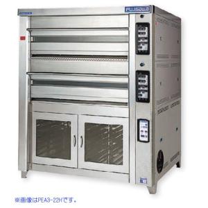 （新品）フジサワマルゼン ホイロ付デッキオーブン プリンスシリーズ 幅1280×奥行1015×高さ1410(mm) PET3-2H(L)