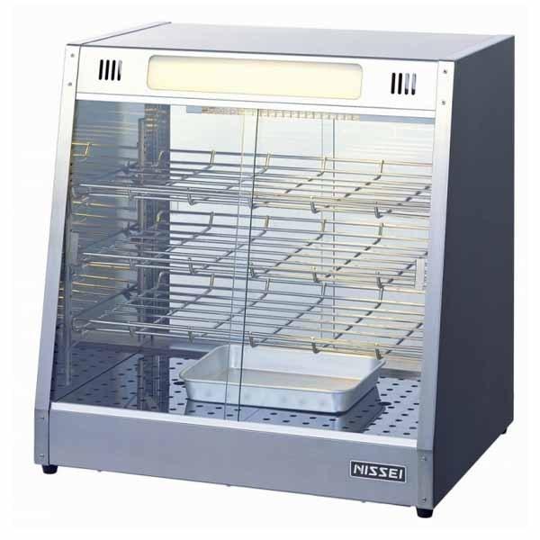 （新品）ニッセイ ホットショーケース(温蔵ショーケース) 幅600×奥行450×高さ615(mm) ...