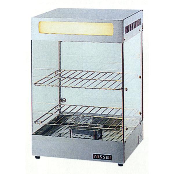 （新品）ニッセイ ホットショーケース(温蔵ショーケース) 幅400×奥行400×高さ600(mm) ...