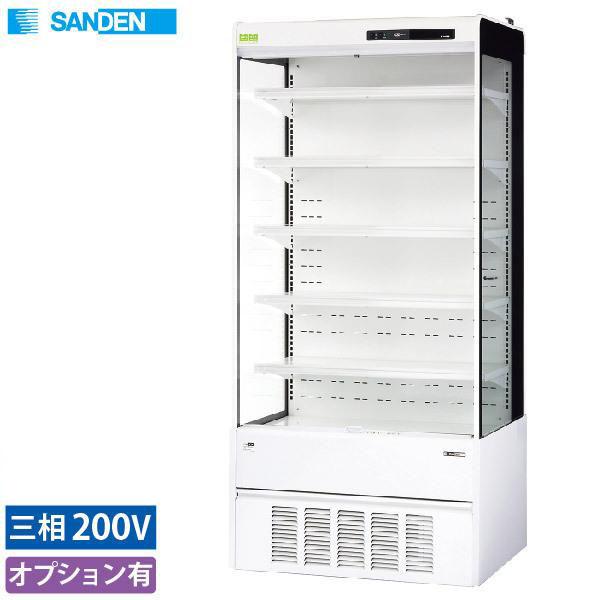 （新品）サンデン 多段オープンショーケース 350リットル 幅890×奥行600×高さ1900(mm...