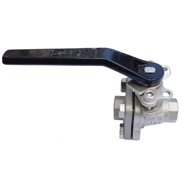 KITZ（キッツ）10A 3/8インチ ステンレス製ボールバルブ フルボア 10UT 10K SCS...