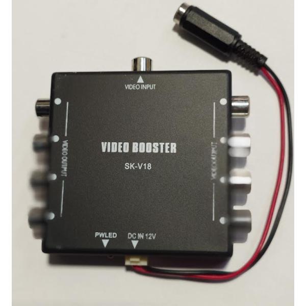 超小型映像8分配器（1入力⇒出力8）GV0108S １映像入力を８台のモニターで見れる■ カラー８分...