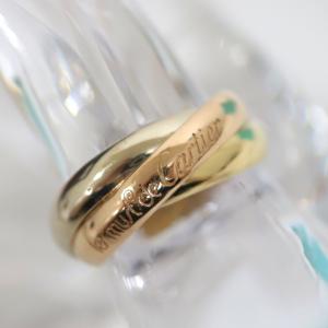 Cartier】カルティエ 2Cブークルセ・ダイヤリング ホワイトゴールド  