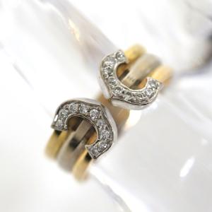 Cartier】カルティエ 2Cブークルセ・ダイヤリング ホワイトゴールド  