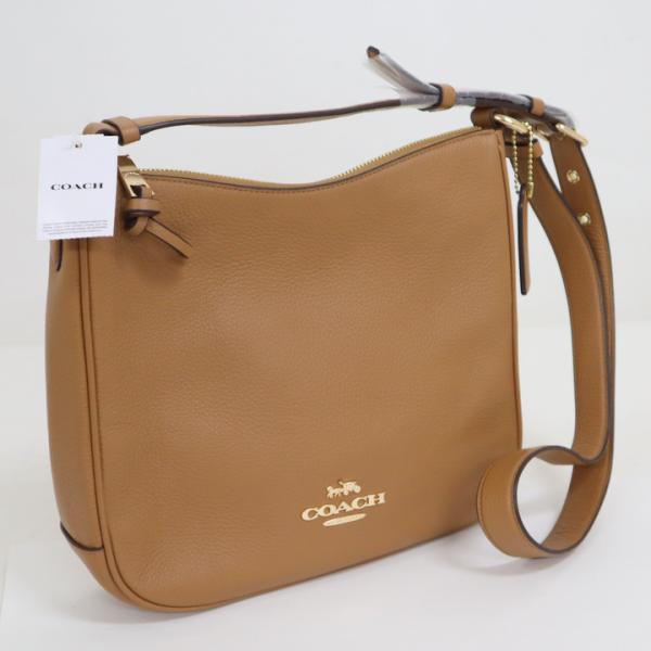 【COACH】コーチ エリー ショルダーバッグ C1648 ライトサドル ペブルレザー【中古】【代金...