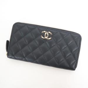 CHANEL】シャネル クラシックフラップカードケース マトラッセ  