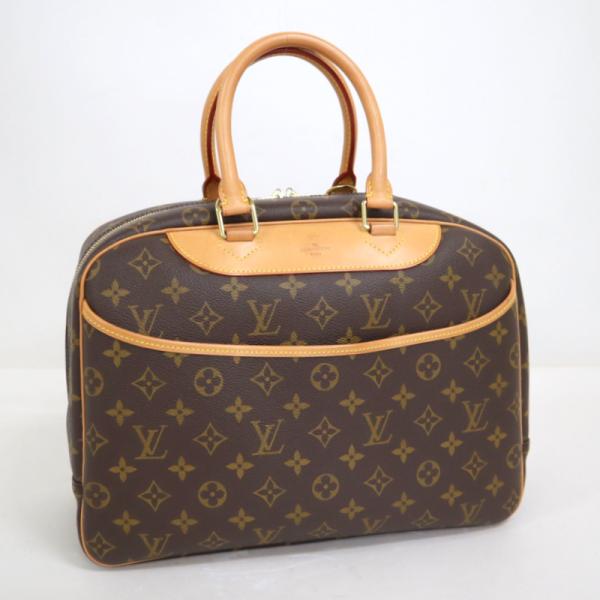 【LOUIS VUITTON】ルイヴィトン ドーヴィル ハンドバッグ モノグラム ブラウン M472...