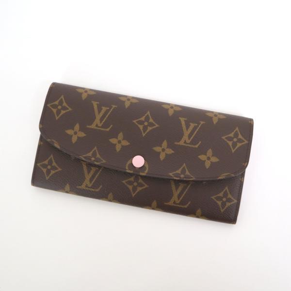 【LOUIS VUITTON】ルイヴィトン ポルトフォイユ・エミリー モノグラム M61289【中古...