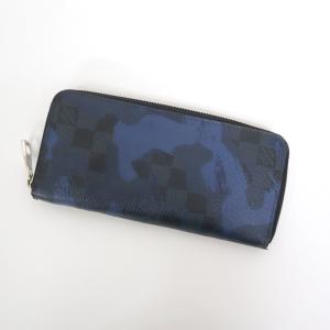 【LOUIS VUITTON】ルイヴィトン ジッピーウォレット ヴェルティカル 長財布 ダミエコバルトカモフラージュ N63293 CA1135【中古】【代金引換不可】/tm08570kw｜recycleshopdream