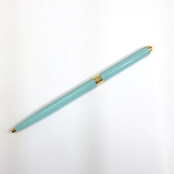 【Tiffany&amp;Co.】ティファニー ボールペン 文具 ティファニーブルー ゴールド【中古】【代金...