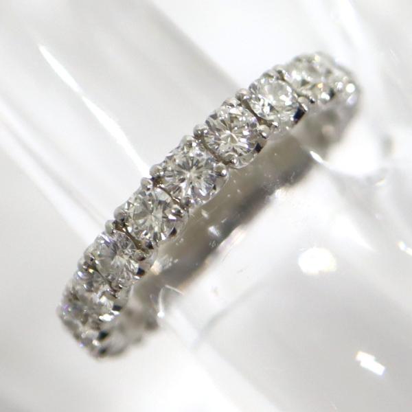 【Jewelry】Pt900 エタニティリング D.1.5ct 5.2g【中古】【代金引換不可】/h...