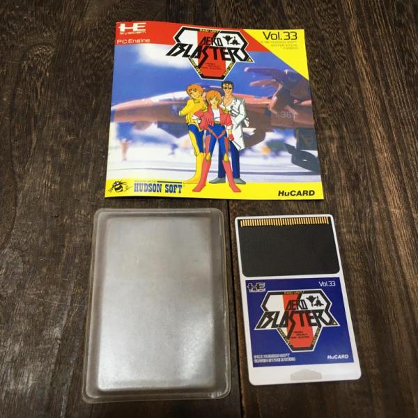 PCエンジン HuCARD AERO BLASTERS エアロブラスターズ ゲームソフト PCE