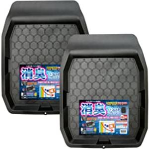 消臭 汎用 立体型 フロアマット 《フロント用》 2枚 カーマット 【ハニカム】 バケットタイプ ト...