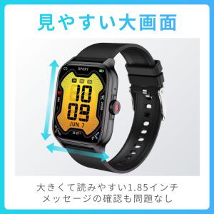スマートウォッチ 血圧測定 android i...の詳細画像3