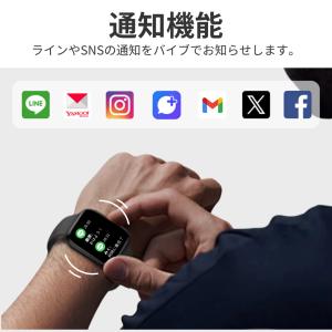 スマートウォッチ 血糖値 血圧測定 通話機能 ...の詳細画像4