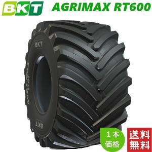 800/65R32 (30.5LR32) BKT 農耕用 ラジアル タイヤ AGRIMAX RT600 (チューブタイプ) 1本 トラクター 【法人宛て発送限定】【在庫状況要問い合わせ】