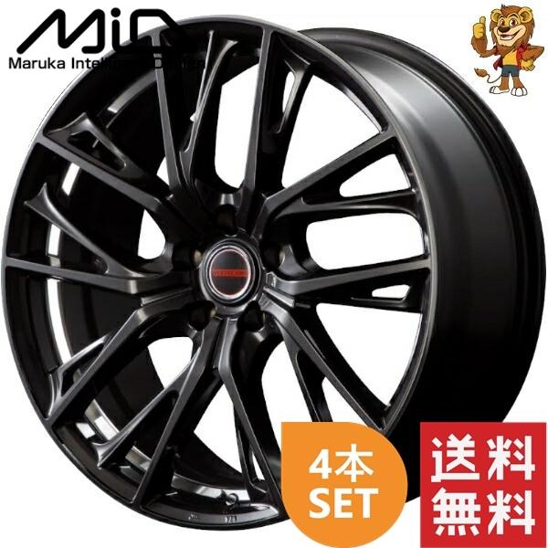 ホイール4本セット MID VERTEC ONE GLAIVE (DBK) 18インチ 7.0J P...