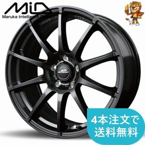 マルカサービス 4本購入で送料無料 MID WHEELS StaG 18x8.0J 5/114.3 +