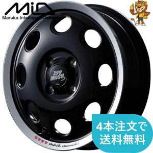 マルカサービス ホイール4本セット MID 299 MOSH MANEKI (KURO) 14