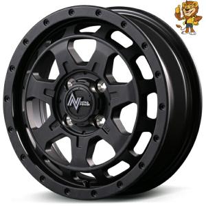 ホイールのみ1本 MID NITRO POWER M7 PHALANX (BB) 14インチ 4.5J PCD：100/4H インセット：45 ナイトロパワー M7ファランクス