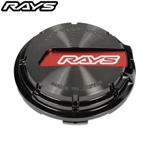 RAYS レイズ A-LAP 標準設定センターキャップ No.65 GL CAP BK-Chrome/RD 4個 61025000006BK｜red-lion-y