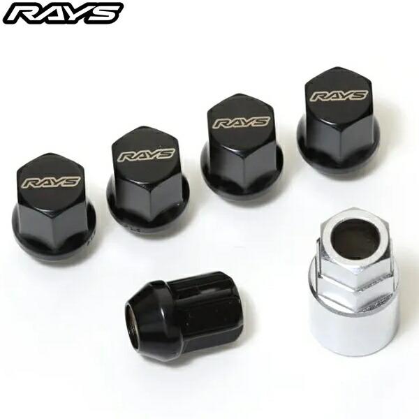 RAYS 19HEX ナット・ロックナットセット L31 5H用(20個入) M12x1.5 ブラッ...