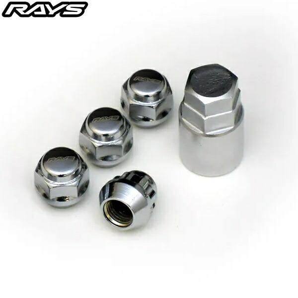 RAYS 19HEX ナット・ロックナットセット L22ショートタイプ 4H用(16個入) M12x...