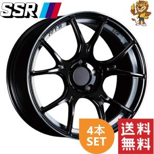 SSR ホイール4本セット SSR GTX01 (FBK) 18インチ 9.5J PCD：100/5H