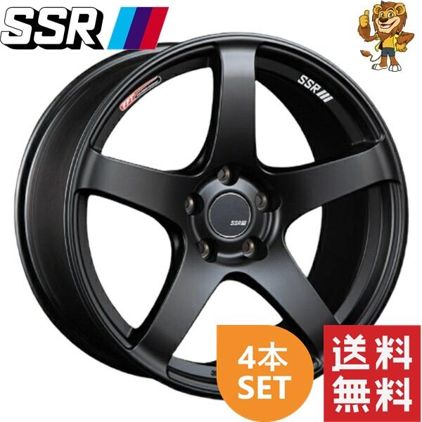 ホイール4本セット SSR GTV01 (FBK) 17インチ 7.0J PCD：100/4H イン...