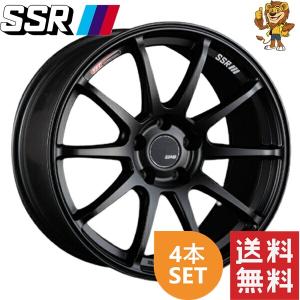 SSR SSR GTV02 18インチ 7.5J +43 5-114.3 フラットブラック4本で送料