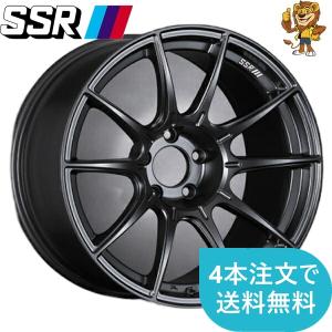 SSR ホイールのみ1本 SSR GTX01 (FBK) 18インチ 8.5J PCD：100/5H イン