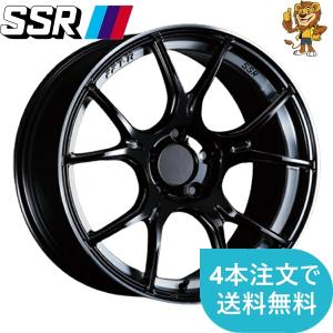 SSR ホイール4本セット SSR GTX01 (FBK) 18インチ 9.5J PCD：100/5H